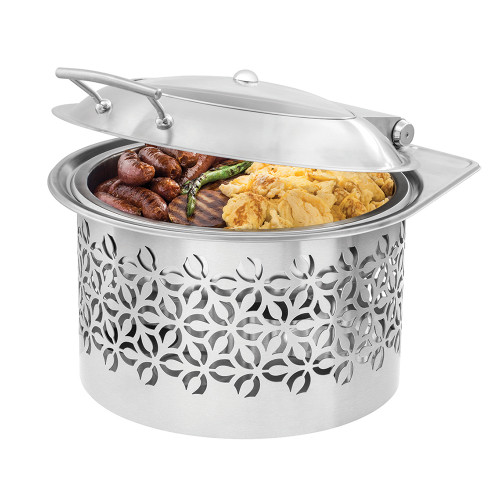 Rosseto SM288 6 L. Stainless Steel Round Iris Warmer
