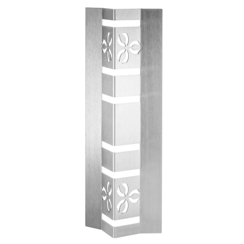 Rosseto SM295 Silver Stainless Steel Free Form with Protective Coating Iris Riser