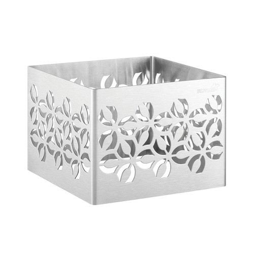 Rosseto LD157 Silver Stainless Steel Square Stamped Iris Riser