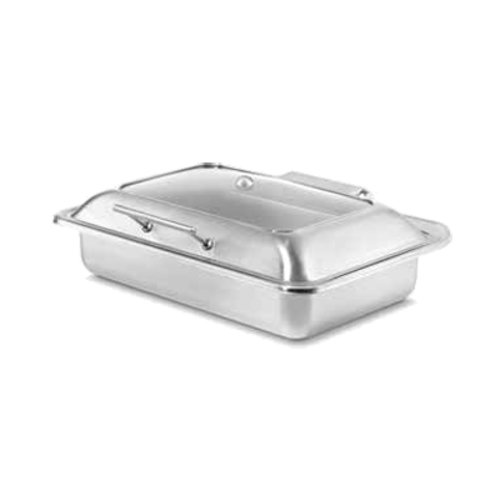 Rosseto SM249 9.5 Qt. Stainless Steel Rectangular Multi-Chef Chafing Pod