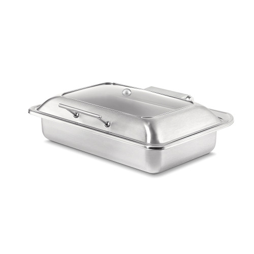 Rosseto SM249 9.5 Qt. Stainless Steel Rectangular Multi-Chef Chafing Pod