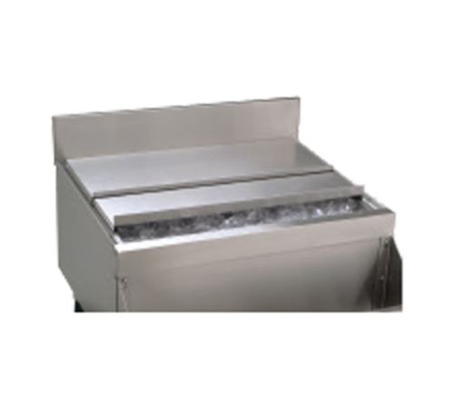 Advance Tabco SSC-24 22.75" W x 16.25" D 20 Gauge Stainless Steel Underbar Basics Ice Bin Sliding Cover for 24" W Ice Bins