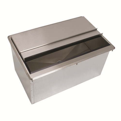 Advance Tabco D-30-IBL 62 Lbs. Stainless Steel Drop-In Ice Bin