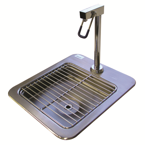 Advance Tabco DI-1-9 9.25" H x 3" Deep Bowl 20 Gauge 304 Stainless Steel Drop-In Filler Station