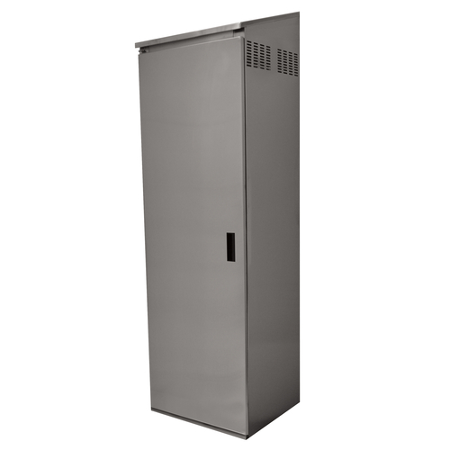 Advance Tabco 9-OPC-84-300 84" W x 22.75" D x 25.19" H Stainless Steel Cabinet with Mop Sink