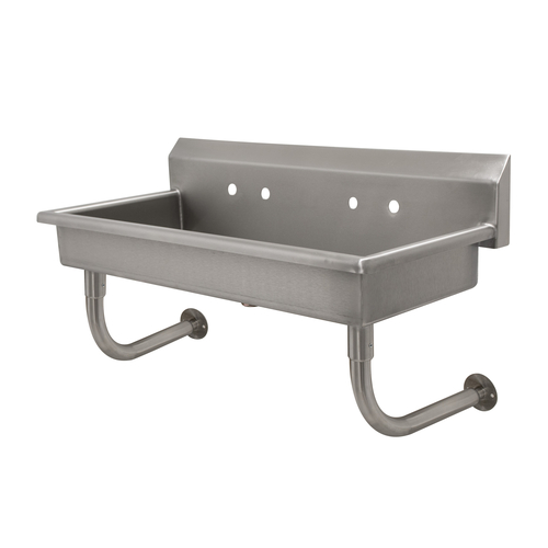 Advance Tabco FC-WM-40-ADA 40" W x 19.5" D x 25.5" H 16 Gauge 304 Stainless Steel Wall Mounted Multiwash Hand Sink