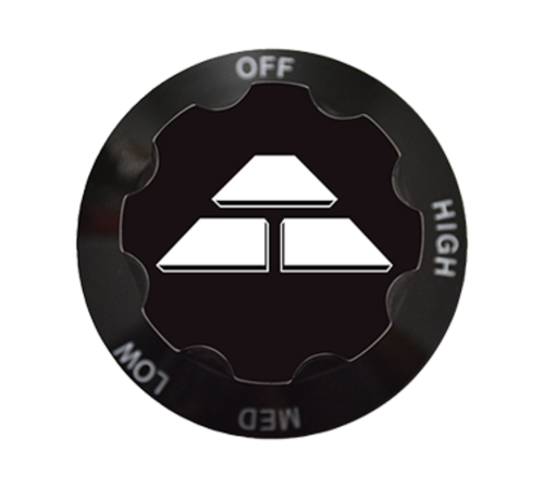 Advance Tabco SU-P-202 Replacement Black Gas Knob
