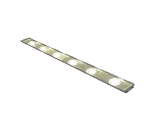 Advance Tabco LED-H-6 72" W Aluminum Finish 3500k Warm White Light LED Lighting