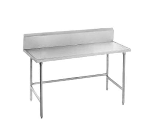 Advance Tabco TVKG-363 36" W x 36" D 304 Stainless Steel 14 Gauge Galvanized Base Work Table