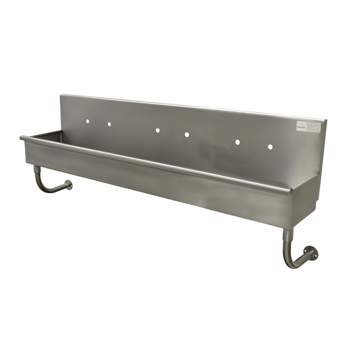 Advance Tabco 19-18-60-ADA 60" W x 19.5" D x 25.5" H 16 Gauge 304 Stainless Steel Wall Mounted Multiwash Hand Sink