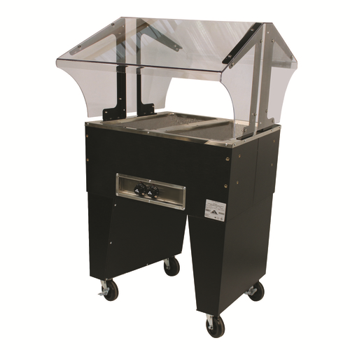 Advance Tabco B2-240-B-S 31.81" W Vinyl Covered Steel Electric Portable Hot Food Buffet Table