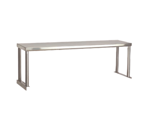 Advance Tabco STOS-5-18 77.75" W x 18" D 18 Gauge Stainless Steel Single Food Table Overshelf