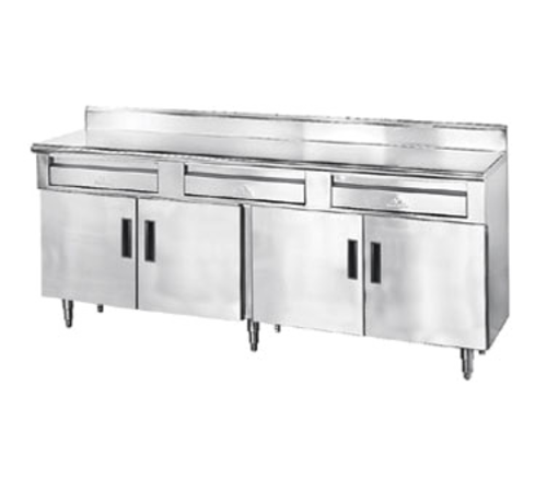 Advance Tabco HDRC-306 30" D x 72" W 14 Gauge 304 Stainless Steel Storage Cabinet