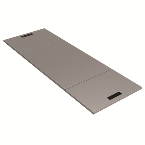 Advance Tabco HC-2 20 Gauge Stainless Steel Hinge-Style Cover for 2 Well Cold Food Tables