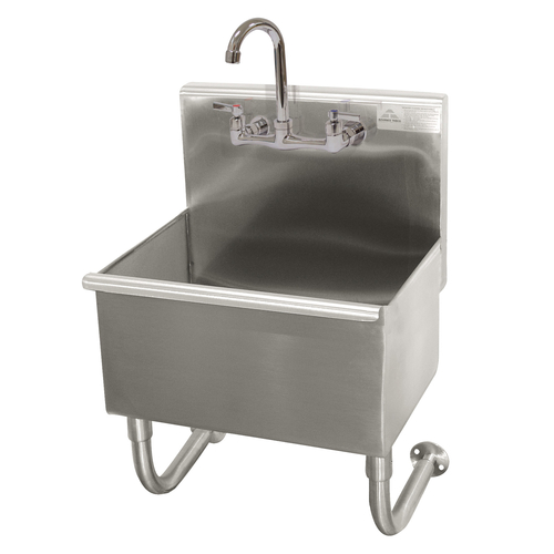 Advance Tabco WSS-16-31-F 31" W x 16" D x 32.5" H 16 Gauge 304 Stainless Steel Wall Mounted Service Sink