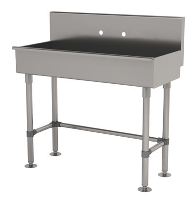 Advance Tabco 19-FM-1-ADA 40" W x 19.5" D 16 Gauge Freestanding Multiwash Hand Sink