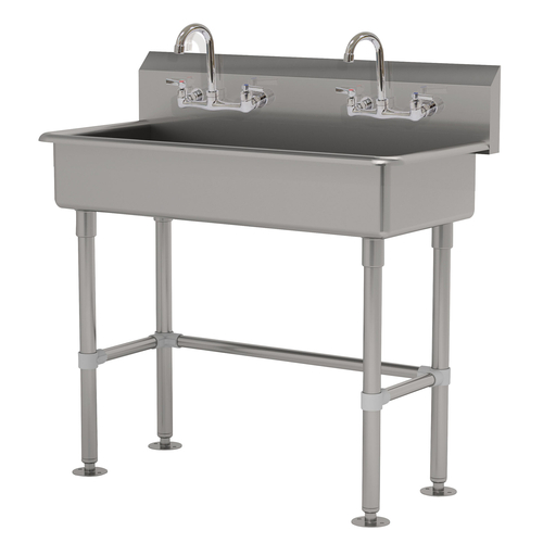 Advance Tabco FS-FM-40-ADA-F 40" W x 19.5" D x 42.5" H 14 Gauge 304 Stainless Steel Multiwash Hand Sink