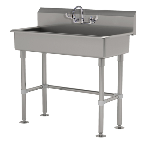 Advance Tabco FC-FM-1-ADA-F 40" W x 19.5" D 16 Gauge Freestanding Service Sink