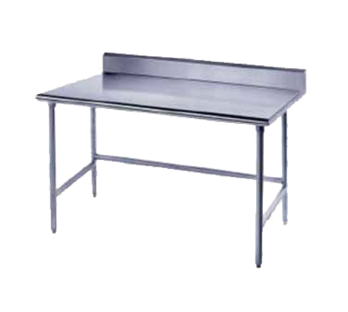 Advance Tabco TKSS-3010 120" W x 30" D 14 Gauge 304 Stainless Steel Work Table