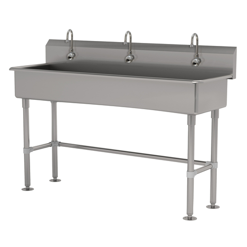 Advance Tabco FS-FM-60EF 60" W x 19.5" D x 42.5" H 14 Gauge Stainless Steel Multiwash Hand Sink