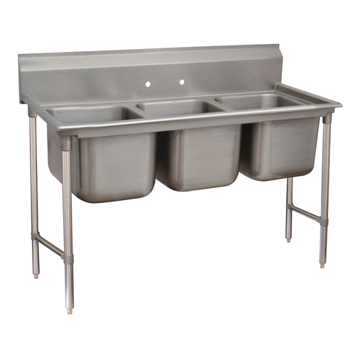 Advance Tabco 93-43-72 86" W 16 Gauge Stainless Steel Base Regaline Sink