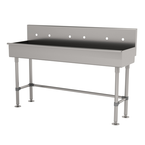 Advance Tabco 19-FM-60-ADA-F 60" W x 19.5" D 16 Gauge Freestanding Multiwash Hand Sink
