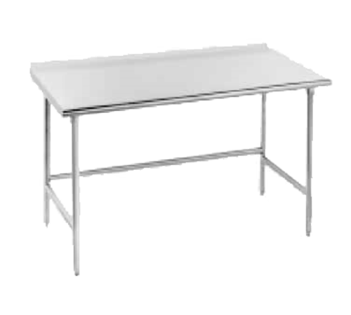 Advance Tabco TFLG-304 48" W x 30" D 304 Stainless Steel 14 Gauge Galvanized Base Work Table