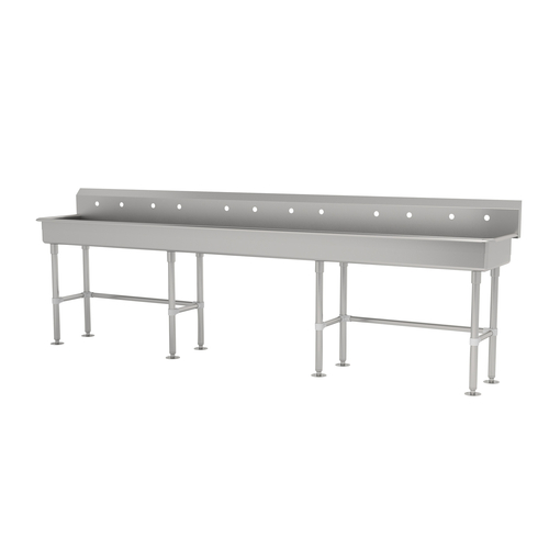 Advance Tabco FS-FM-120-ADA 120" W x 19.5" D x 42.5" H 14 Gauge 304 Stainless Steel Multiwash Hand Sink
