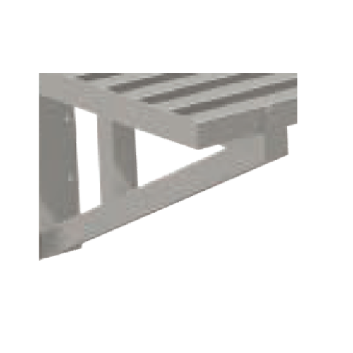 Advance Tabco TA-26-21 Weld Shelf Brackets to Dt21- Series Slotted Wall Shelves