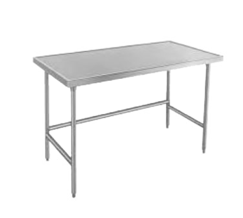 Advance Tabco TVLG-308 96" W x 30" D 14 Gauge 304 Stainless Steel Work Table