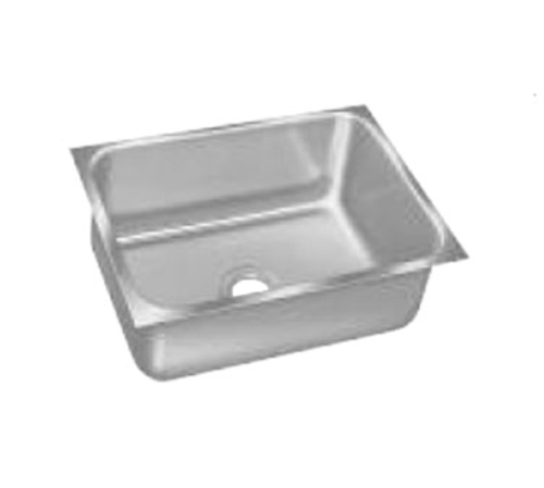 Advance Tabco 1014A-10A 10" H x 12.5" W x 16.5" D 1 Compartment 304 Stainless Steel 18 Gauge Smart Series Sink