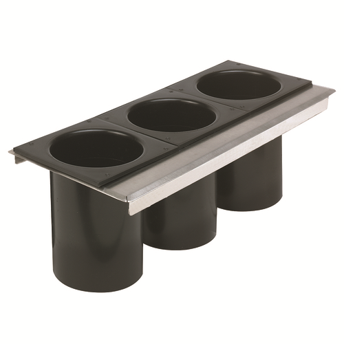 Advance Tabco PRA-BR-3 3 Bottle Frame Support for Sliding Cover on Prestige Ice Bins