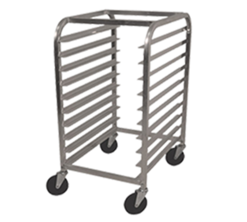 Advance Tabco PR10-3W-X Aluminum End Loading Mobile 10 Special Value Pan Rack with 3" Centers