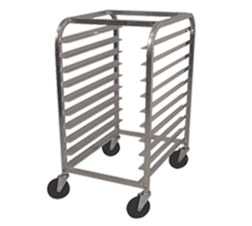 Advance Tabco PR10-3W-X Aluminum End Loading Mobile 10 Special Value Pan Rack with 3" Centers