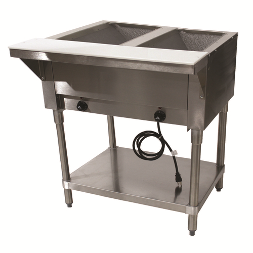 Advance Tabco HF-2E-240 31.81" W Galvanized Electric Hot Food Table