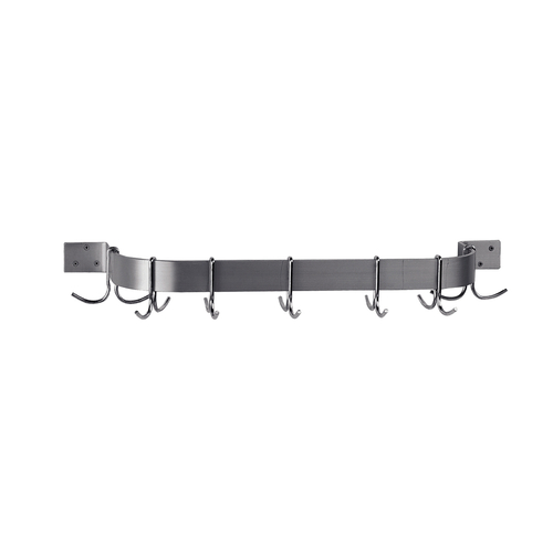 Advance Tabco SW1-48 48" W Stainless Steel Double Hooks Pot Rack