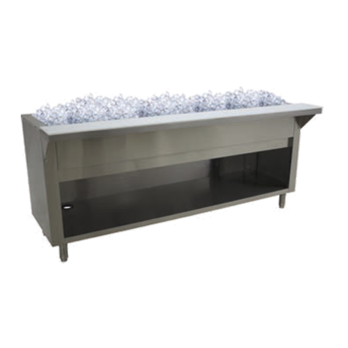 Advance Tabco CPU-4-BS 62.44" W Stainless Steel Stationary Ice Cooled Serving Counter