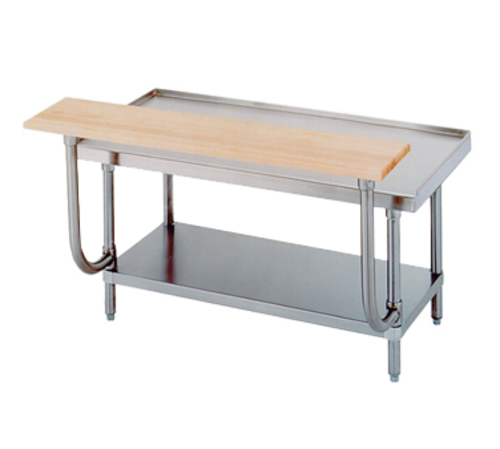 Advance Tabco TA-926 72" W x 10" D Wood Cutting Board