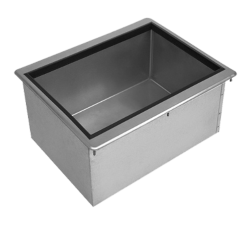 Advance Tabco D-24-IBL-7 50 Lbs. Stainless Steel Drop-In Ice Bin