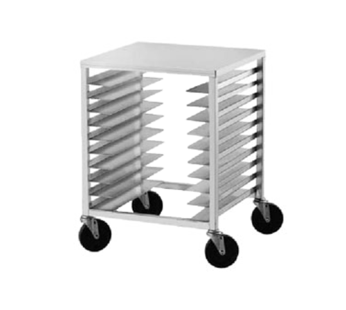 Advance Tabco PR10-3WT Aluminum End Loading Mobile 10 Full Size Pan Rack