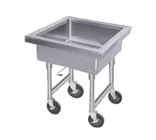 Advance Tabco 9-FMS-12 34" H x 24" W x 24" D Stainless Steel Portable Soak Sink