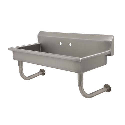 Advance Tabco FS-WM-1-ADA 40" W x 19.5" D x 25.5" H 14 Gauge 304 Stainless Steel Wall Mounted Service Sink