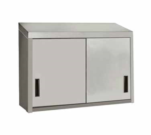 Advance Tabco WCS-15-48 48" W 430 Stainless Steel Enclosed Design Wall Mount Cabinet