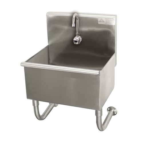 Advance Tabco WSS-16-31EF 31" W x 16" D x 32.5" H 16 Gauge 304 Stainless Steel Wall Mounted Service Sink