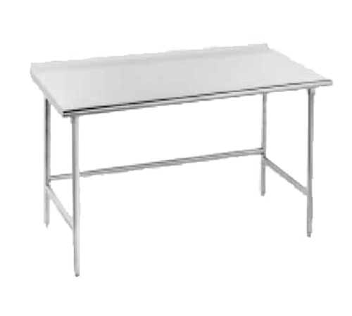 Advance Tabco TFAG-249 108" W x 24" D 430 Stainless Steel 16 Gauge Work Table