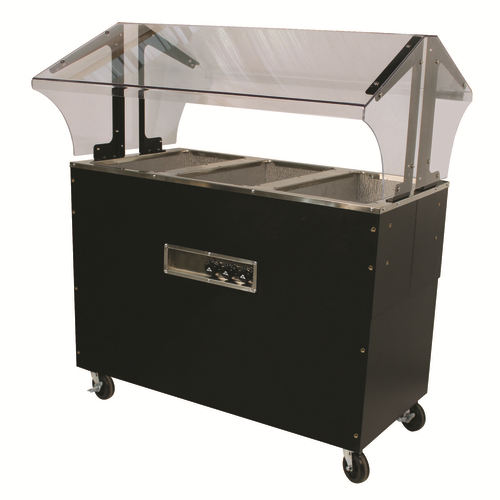 Advance Tabco B3-240-B-SB 47.13" W Vinyl Covered Steel Electric Portable Hot Food Buffet Table