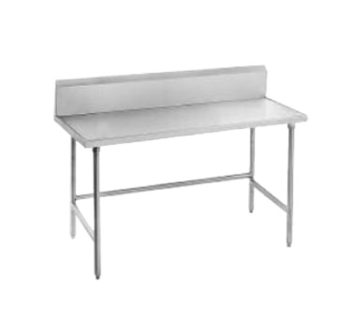 Advance Tabco TVKS-3611 132" W x 36" D Stainless Steel Base 14 Gauge Work Table