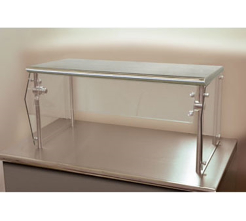 Advance Tabco NSG-18-84 84" W Stainless Steel Stationary Sleek Shield Food Shield