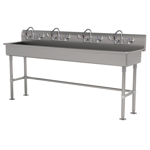 Advance Tabco FS-FM-80-ADA-F 80" W x 19.5" D x 42.5" H 14 Gauge Stainless Steel Multiwash Hand Sink