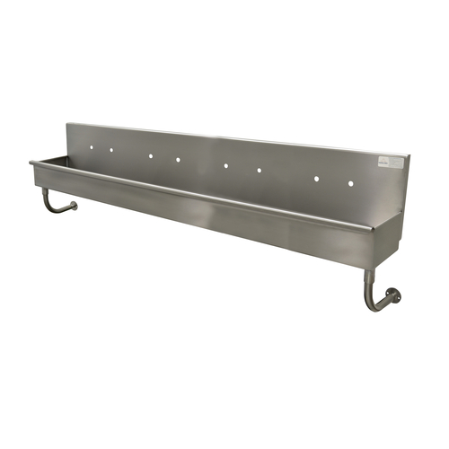 Advance Tabco 19-18-80-ADA 80" W x 19.5" D x 25.5" H 16 Gauge 304 Stainless Steel Wall Mounted Multiwash Hand Sink